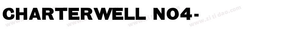 Charterwell No4字体转换